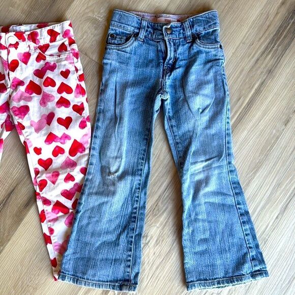 Levi’s 517 Stretch Flare, Heart Jeans Set Bundle Size 5 - Picture 2 of 8